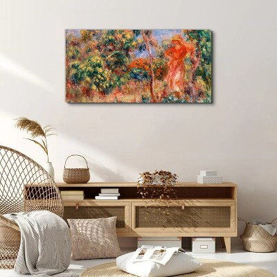 Tablou canvas Femeie în grădină