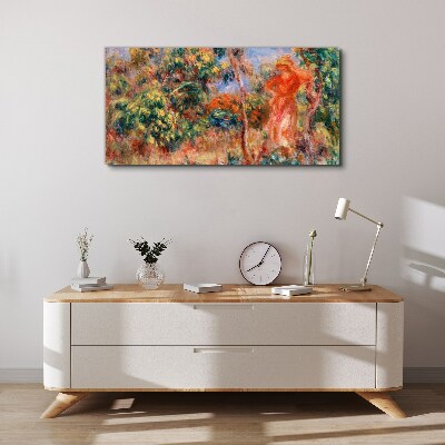 Tablou canvas Femeie în grădină