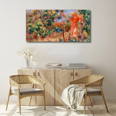 Tablou canvas Femeie în grădină