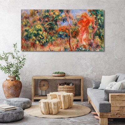 Tablou canvas Femeie în grădină