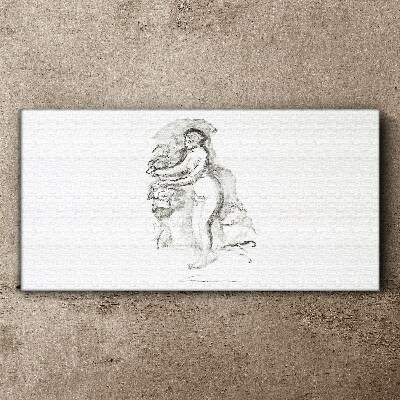 Tablou canvas Figura în mișcare