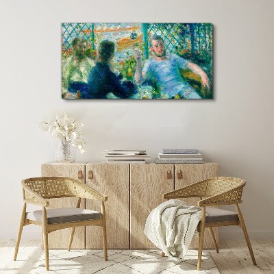 Tablou canvas Întâlnire la fereastră