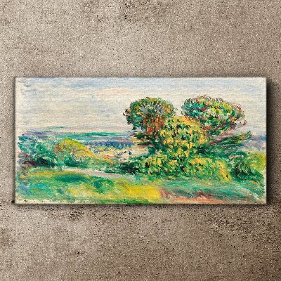 Tablou canvas Peisaj abstract de pădure
