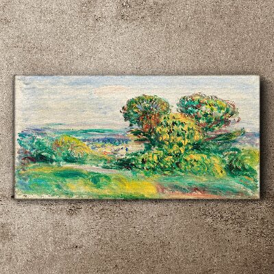 Tablou canvas Peisaj verde cu copaci