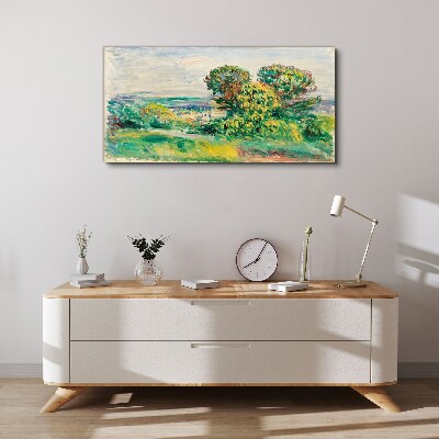 Tablou canvas Peisaj verde cu copaci