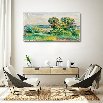 Tablou canvas Peisaj verde cu copaci