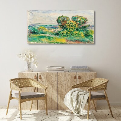 Tablou canvas Peisaj verde cu copaci