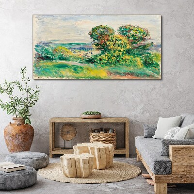 Tablou canvas Peisaj verde cu copaci