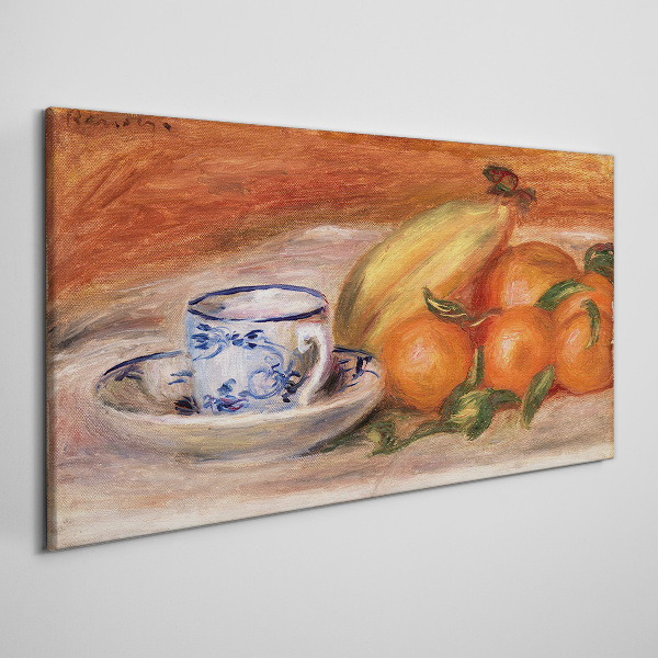 Tablou canvas Masa cu fructe cu o cana