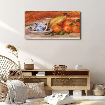 Tablou canvas Masa cu fructe cu o cana