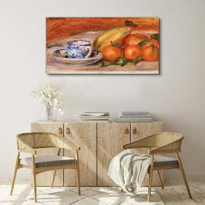 Tablou canvas Masa cu fructe cu o cana