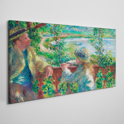 Tablou canvas După-amiază de vară pe râu
