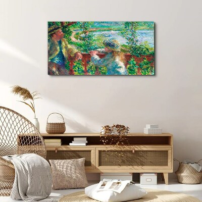 Tablou canvas După-amiază de vară pe râu