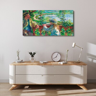 Tablou canvas După-amiază de vară pe râu