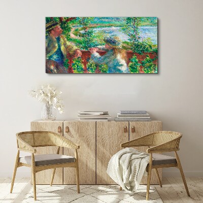 Tablou canvas După-amiază de vară pe râu