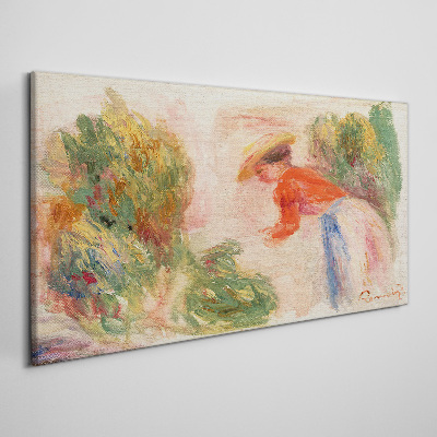 Tablou canvas Lucrând în grădină
