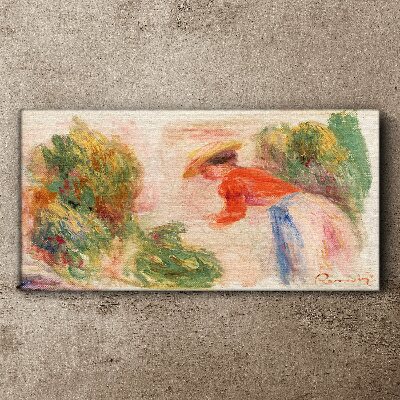 Tablou canvas Lucrând în grădină
