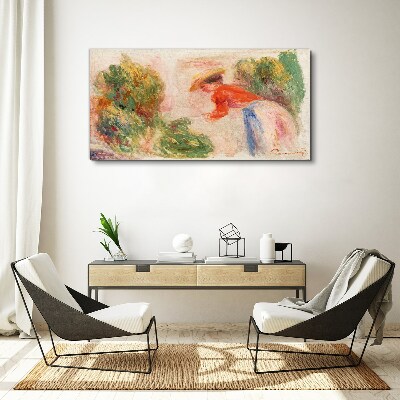 Tablou canvas Lucrând în grădină