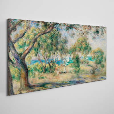Tablou canvas Peisaj de vară lângă apă