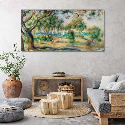 Tablou canvas Peisaj de vară lângă apă