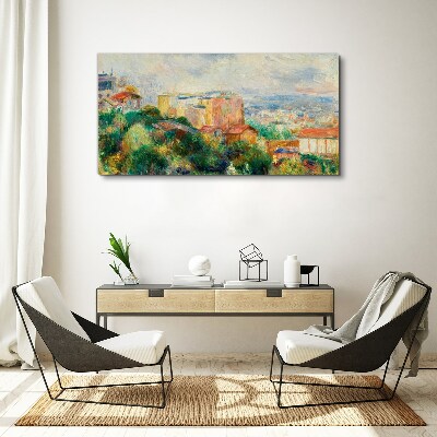 Tablou canvas Peisaj urban în tonuri pastelate