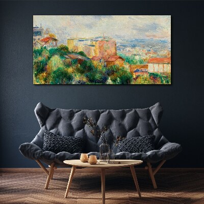 Tablou canvas Peisaj urban în tonuri pastelate