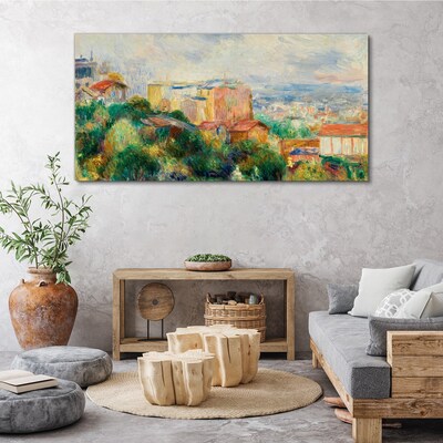 Tablou canvas Peisaj urban în tonuri pastelate