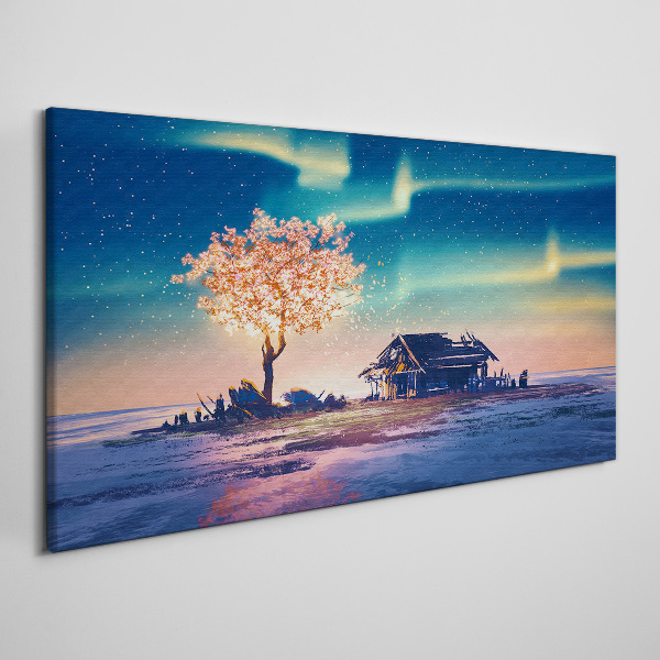 Tablou canvas O seară magică sub stele