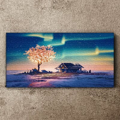 Tablou canvas O seară magică sub stele