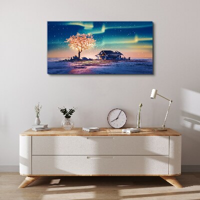Tablou canvas O seară magică sub stele