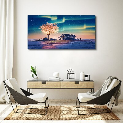 Tablou canvas O seară magică sub stele