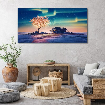Tablou canvas O seară magică sub stele