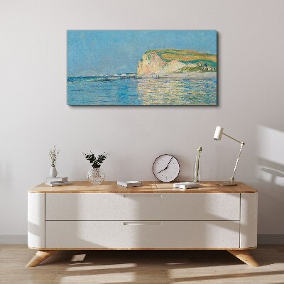Tablou canvas Stânci de pe litoral la lumina zilei
