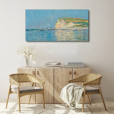 Tablou canvas Stânci de pe litoral la lumina zilei