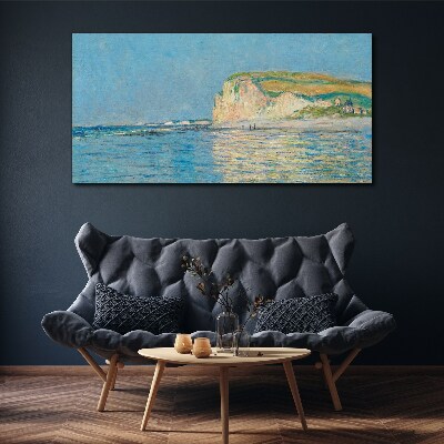 Tablou canvas Stânci de pe litoral la lumina zilei