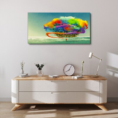 Tablou canvas Un vis colorat despre un copac