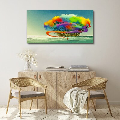 Tablou canvas Un vis colorat despre un copac