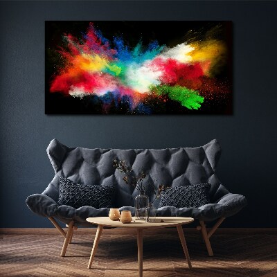 Tablou canvas Exprimarea culorilor în mișcare