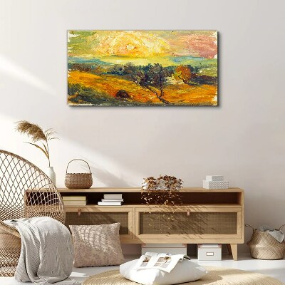 Tablou canvas Câmpuri aurii sub soare