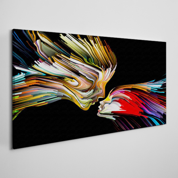 Tablou canvas Unirea sufletelor colorate