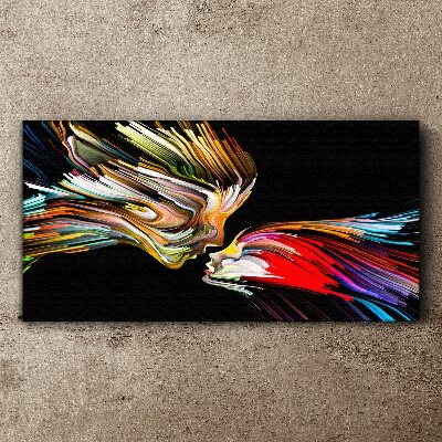 Tablou canvas Unirea sufletelor colorate