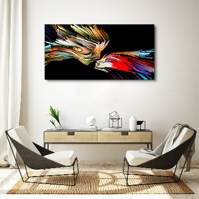 Tablou canvas Unirea sufletelor colorate