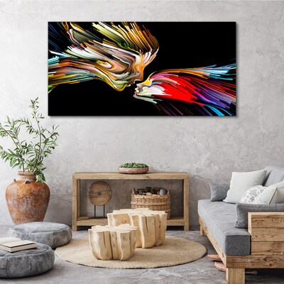 Tablou canvas Unirea sufletelor colorate