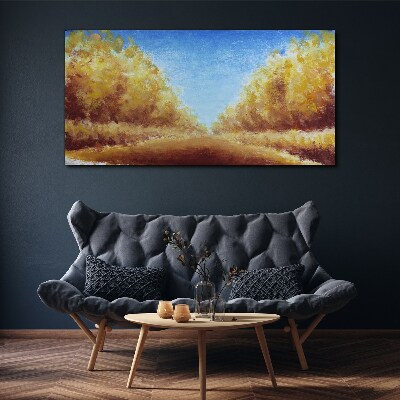 Tablou canvas Alei aurii în soarele verii
