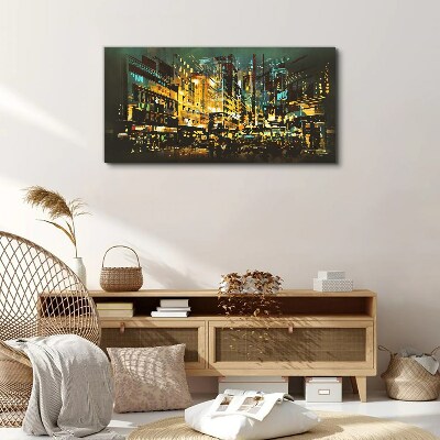 Tablou canvas Metropola de noapte