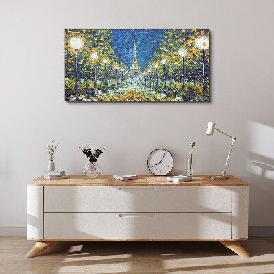 Tablou canvas Seara la Paris