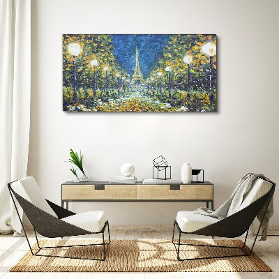 Tablou canvas Seara la Paris