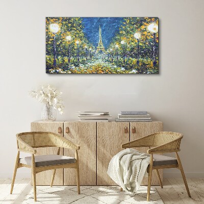 Tablou canvas Seara la Paris