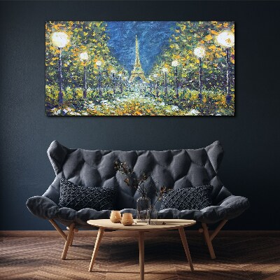 Tablou canvas Seara la Paris