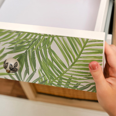 Autocolant mobila Frunze tropicale